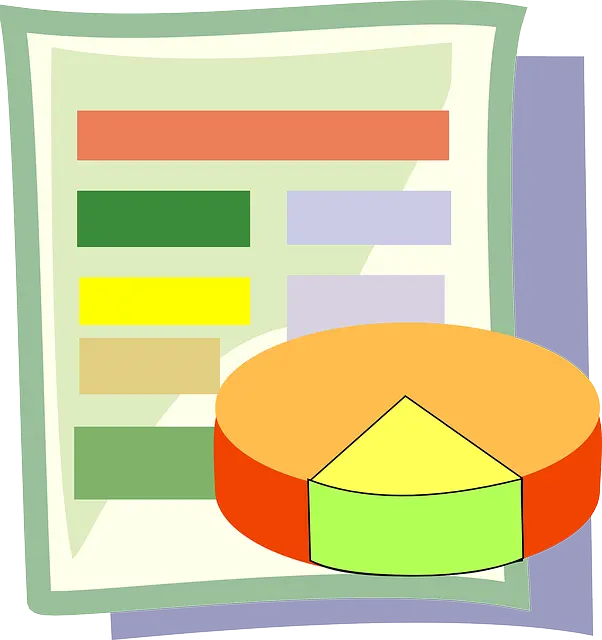  Pie chart and accompanying document displaying data visually