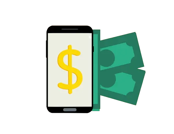  A visual representation of a person using a mobile device to transfer money through a digital service in web designers in thrissur